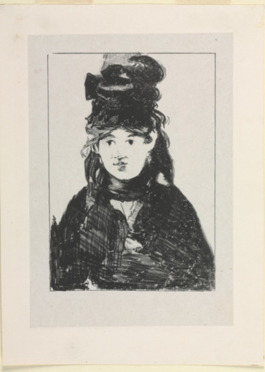 Berthe Morisot (en noir)