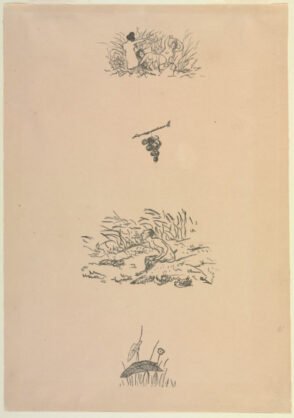 Illustrations for the poem “Stéphane Mallarmé, L’Après-midi d’un faune”