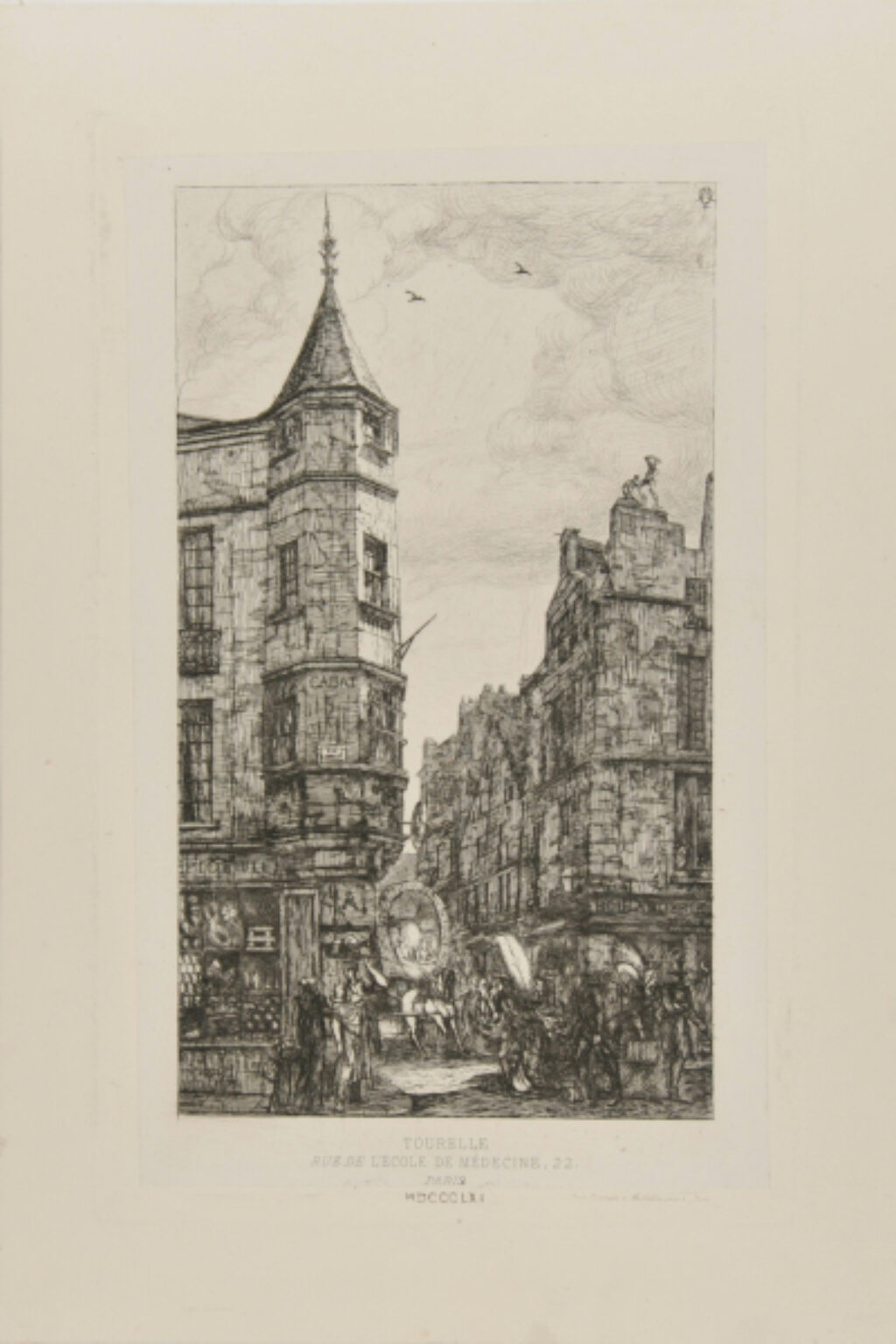 Tourelle, Rue de l’Ecole de Médecine, 22