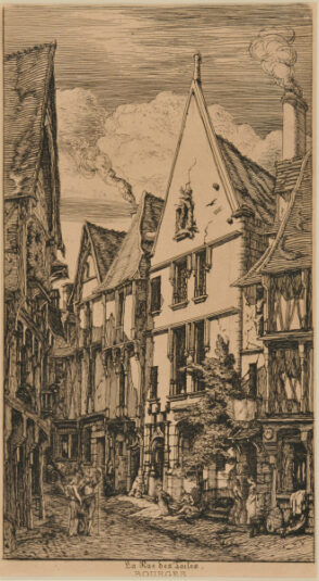 La Rue des Toiles, à Bourges