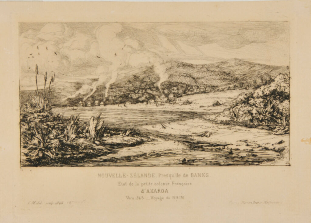 Etat de la petite colonie française d’Akaroa, 1845