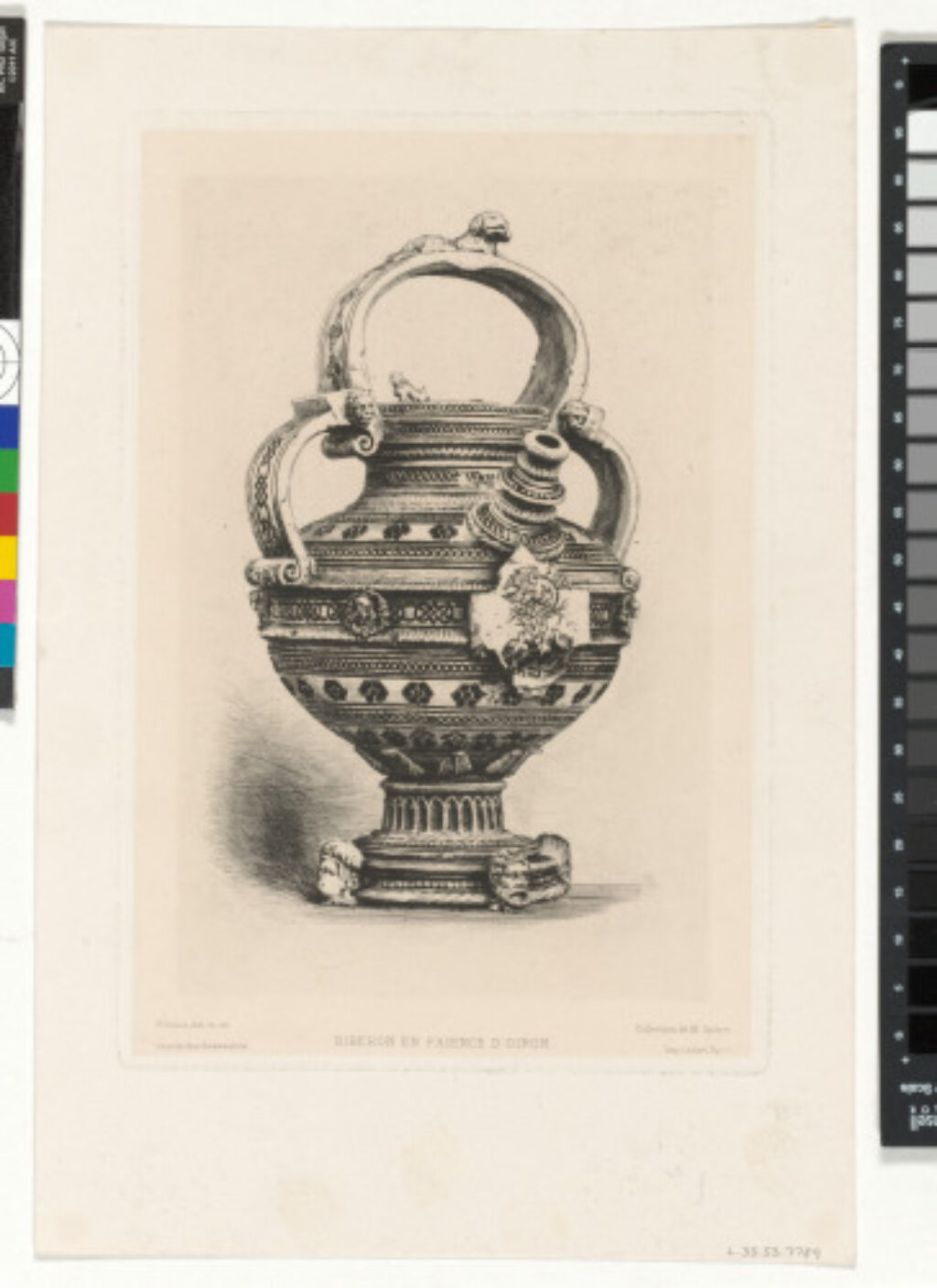 Biberon en faience d’oiron