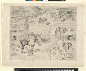 Feuillets d’album – souvenir du pays de Millet