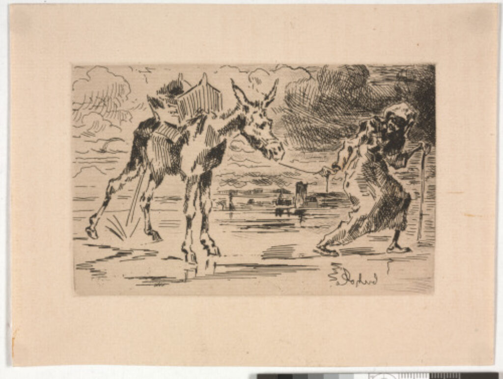 L’Âne et la vieille