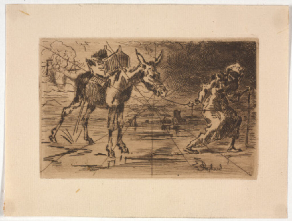 L’Âne et la vieille