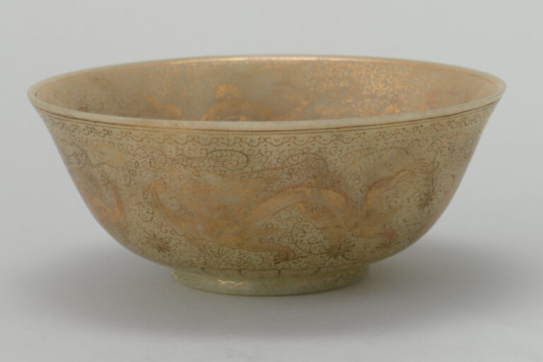 Bowl with Dragon Design
