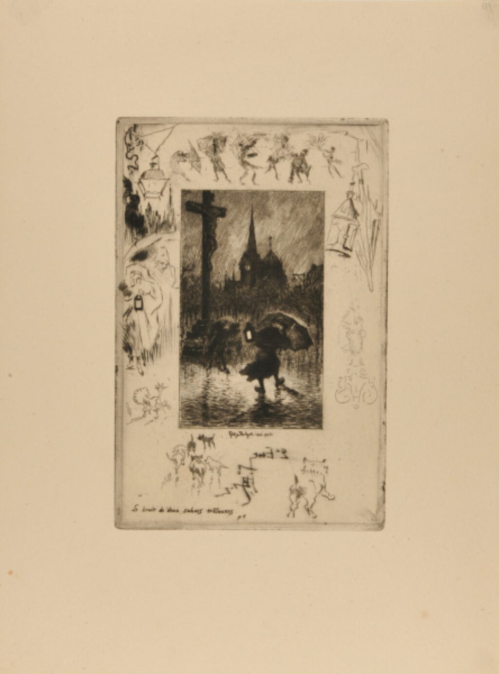 Le Bruit de deux sabots trainant…