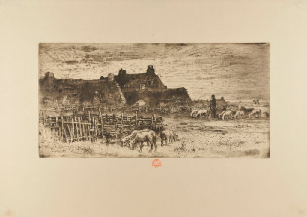 Les Bergeries, soleil couchant