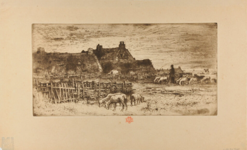 Les Bergeries, soleil couchant