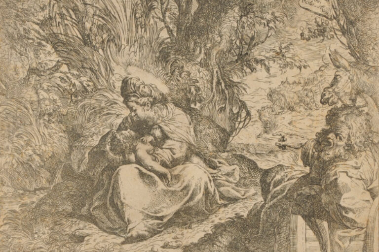 REST ON THE FLIGHT INTO EGYPT