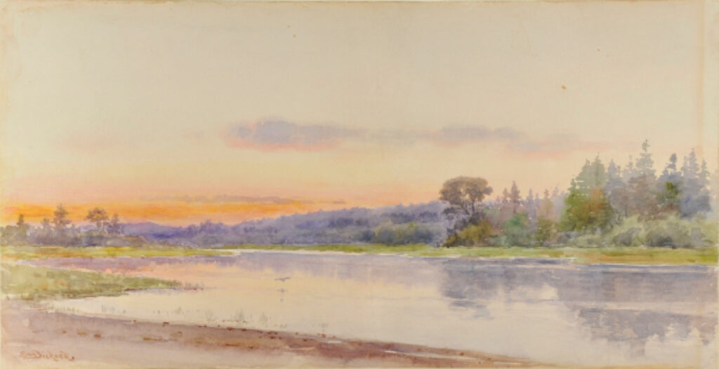 Unititled (Lake at Sunset)