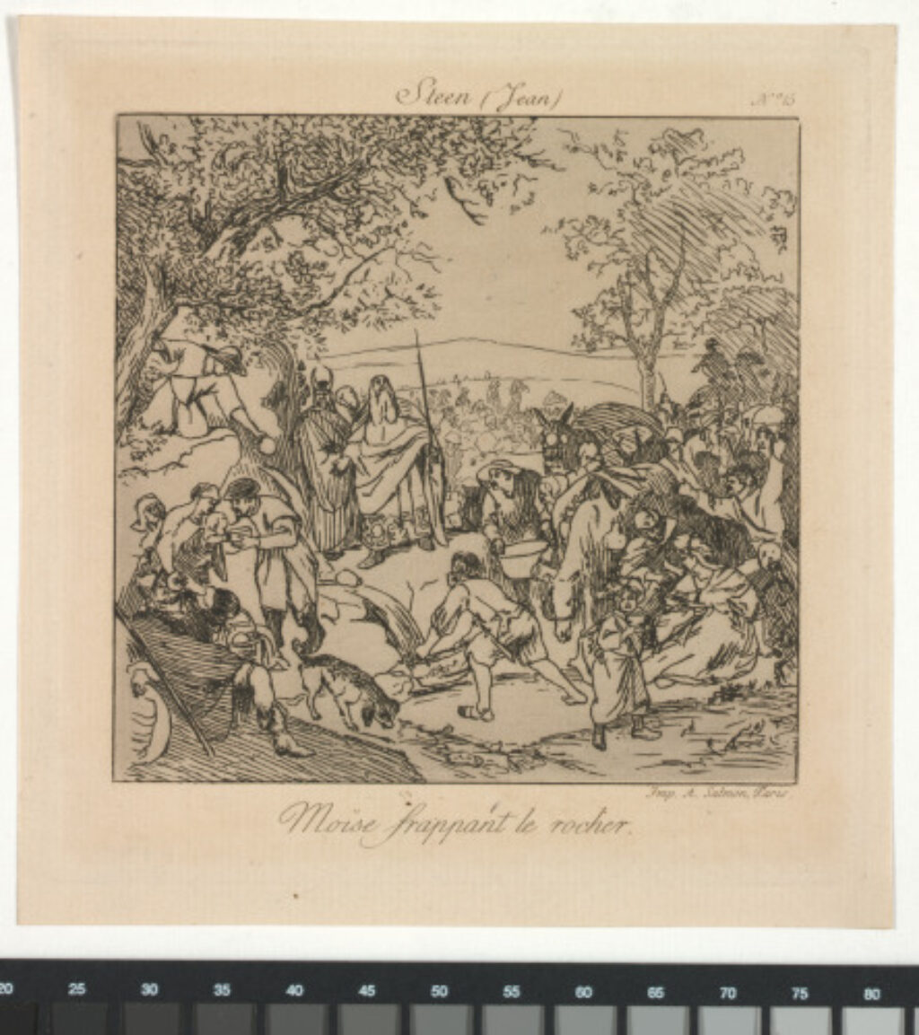 Moise frappant le rocher