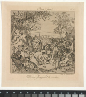 Moise frappant le rocher