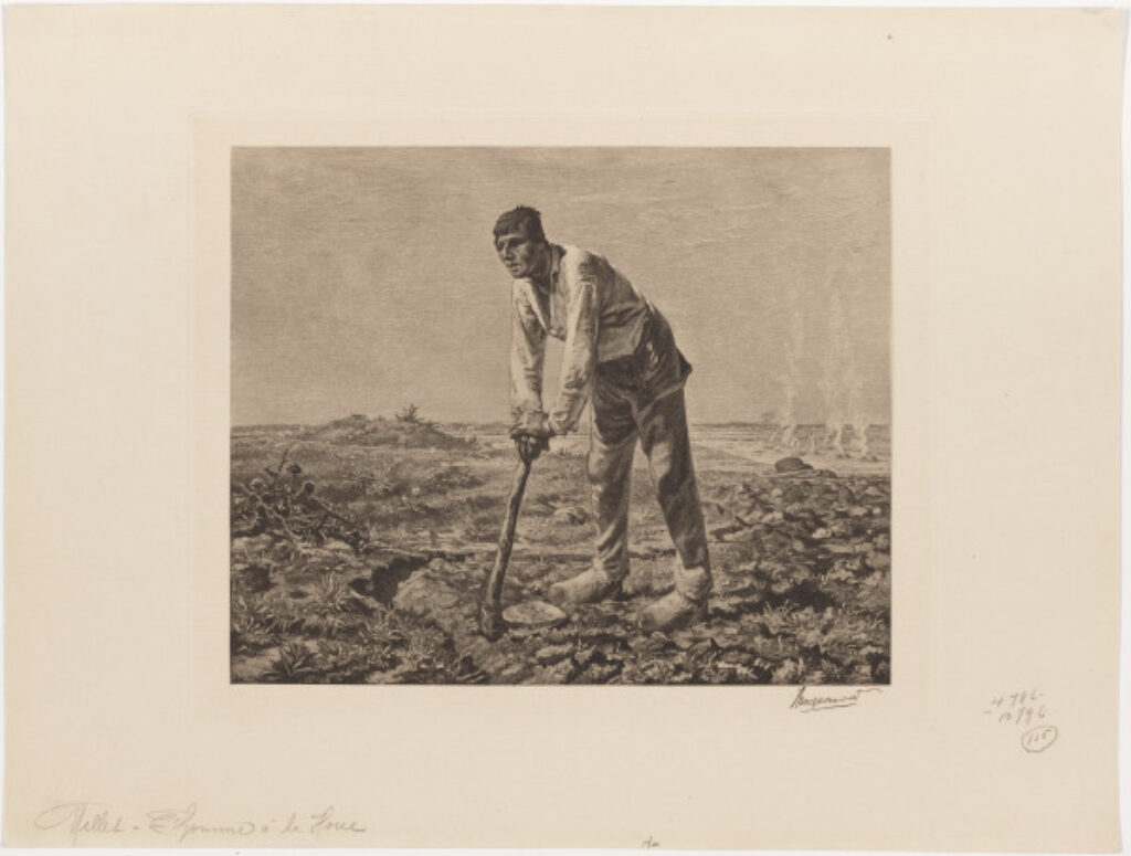 Le Paysan à la houe