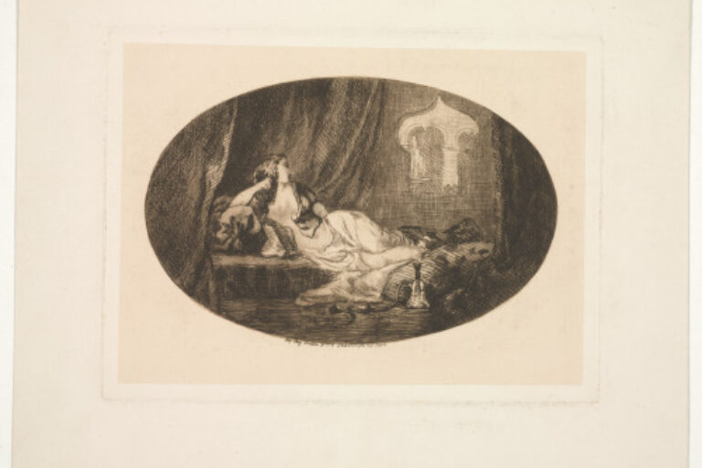 ODALISQUE LYING IN A HAREM