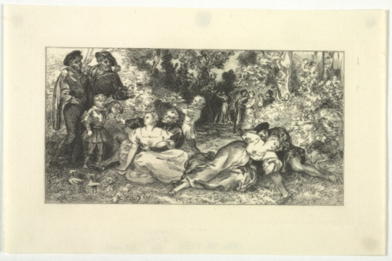 PANURGE MANGE SON BLED EN HERBE