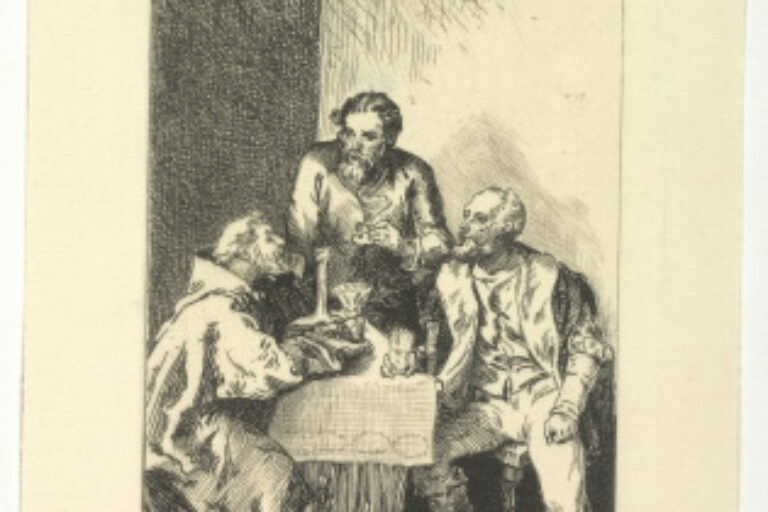 PANURGE TAKES ADVICE FROM EPISTEMON