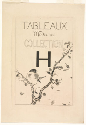 Frontispiece for the book “Catalogue de la vente Hoschedé, 20 avril 1875”