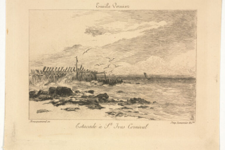 BREAKWATER AT ST. IVES CORNWALL