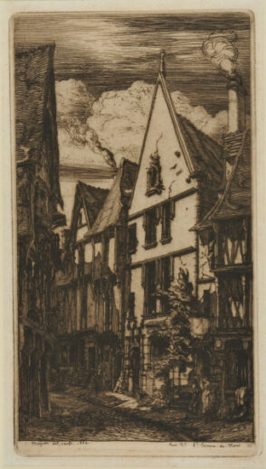 La Rue des toiles, à Bourges