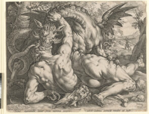 The Companion of Cadmus Devoured by a Dragon