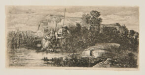 Mary and Joseph in a Landscape