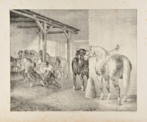 Hangar de maréchal-férrant