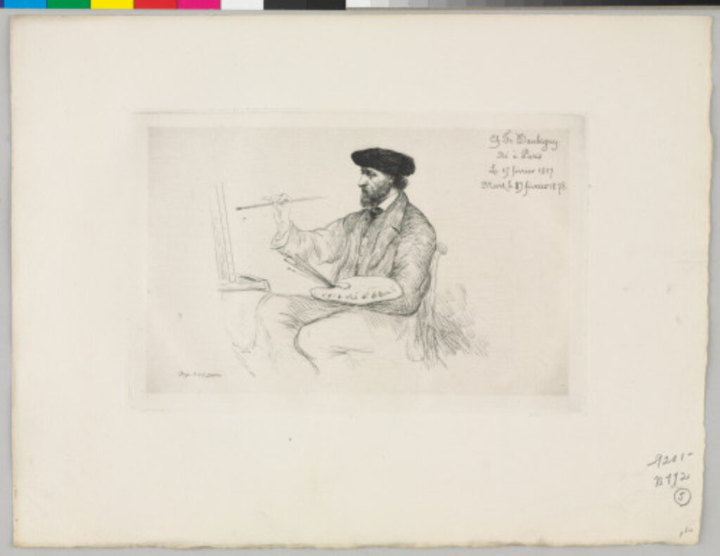 Plate 1 bis from the series “Daubigny, souvenirs et croquis”