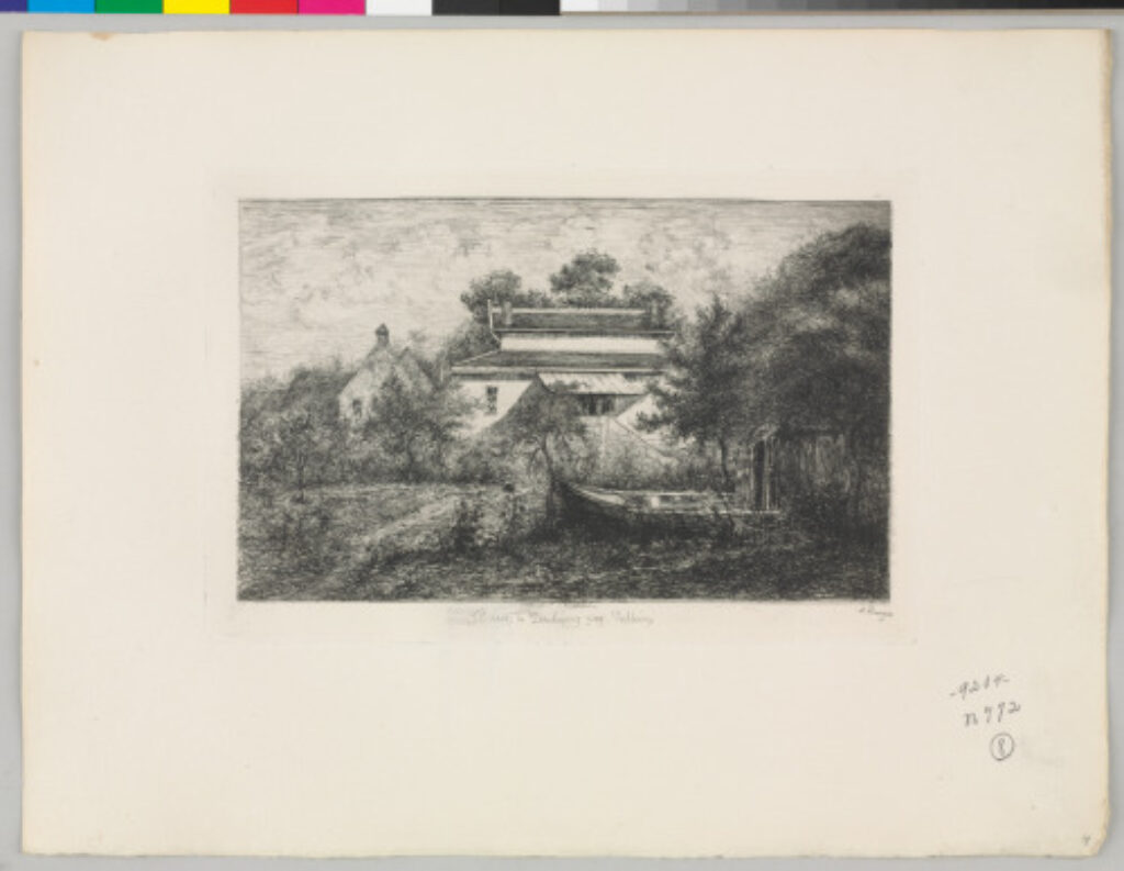 Plate 4 from the series “Daubigny, souvenirs et croquis” - Image 1