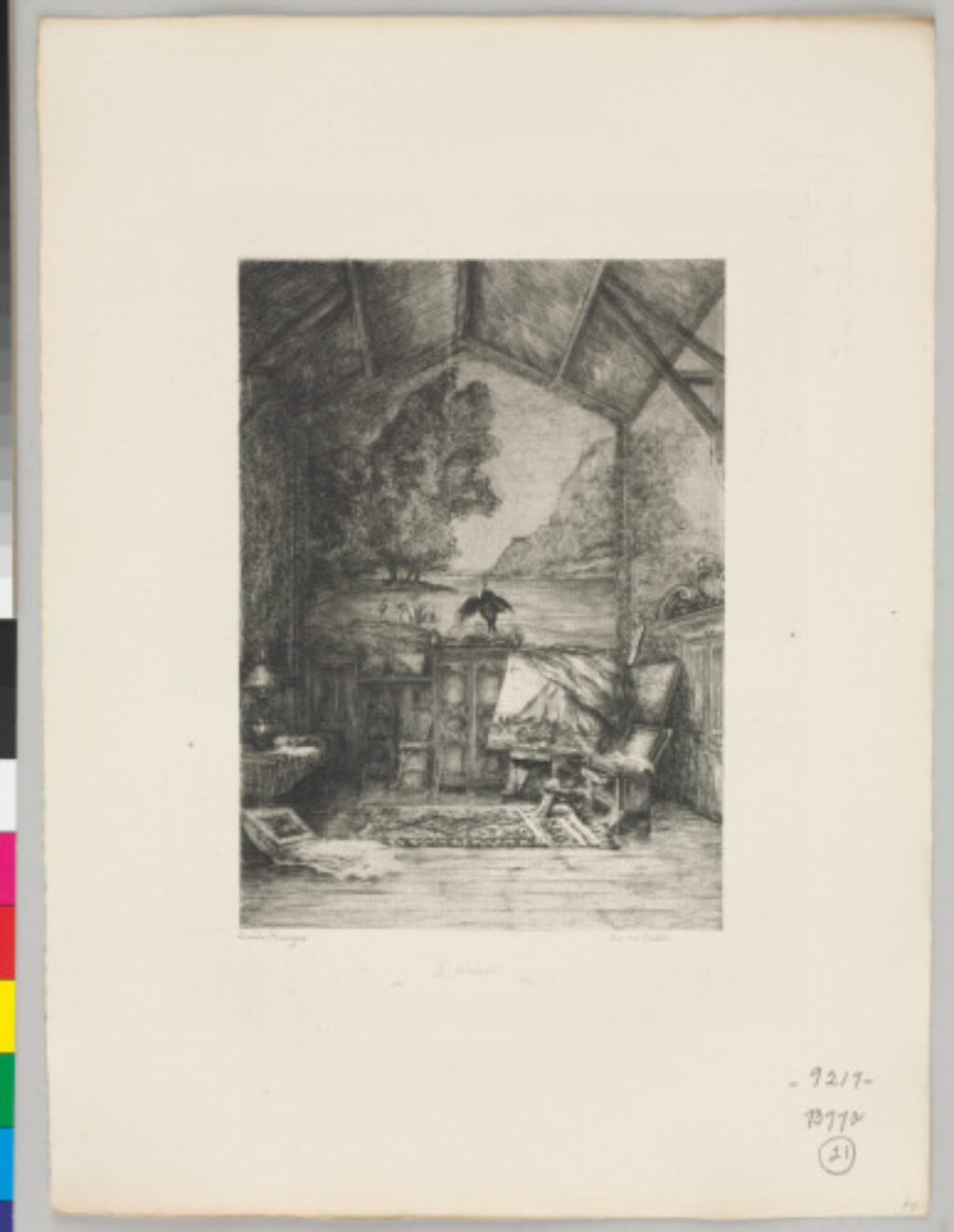 Plate 17 from the series “Daubigny, souvenirs et croquis” - Image 1
