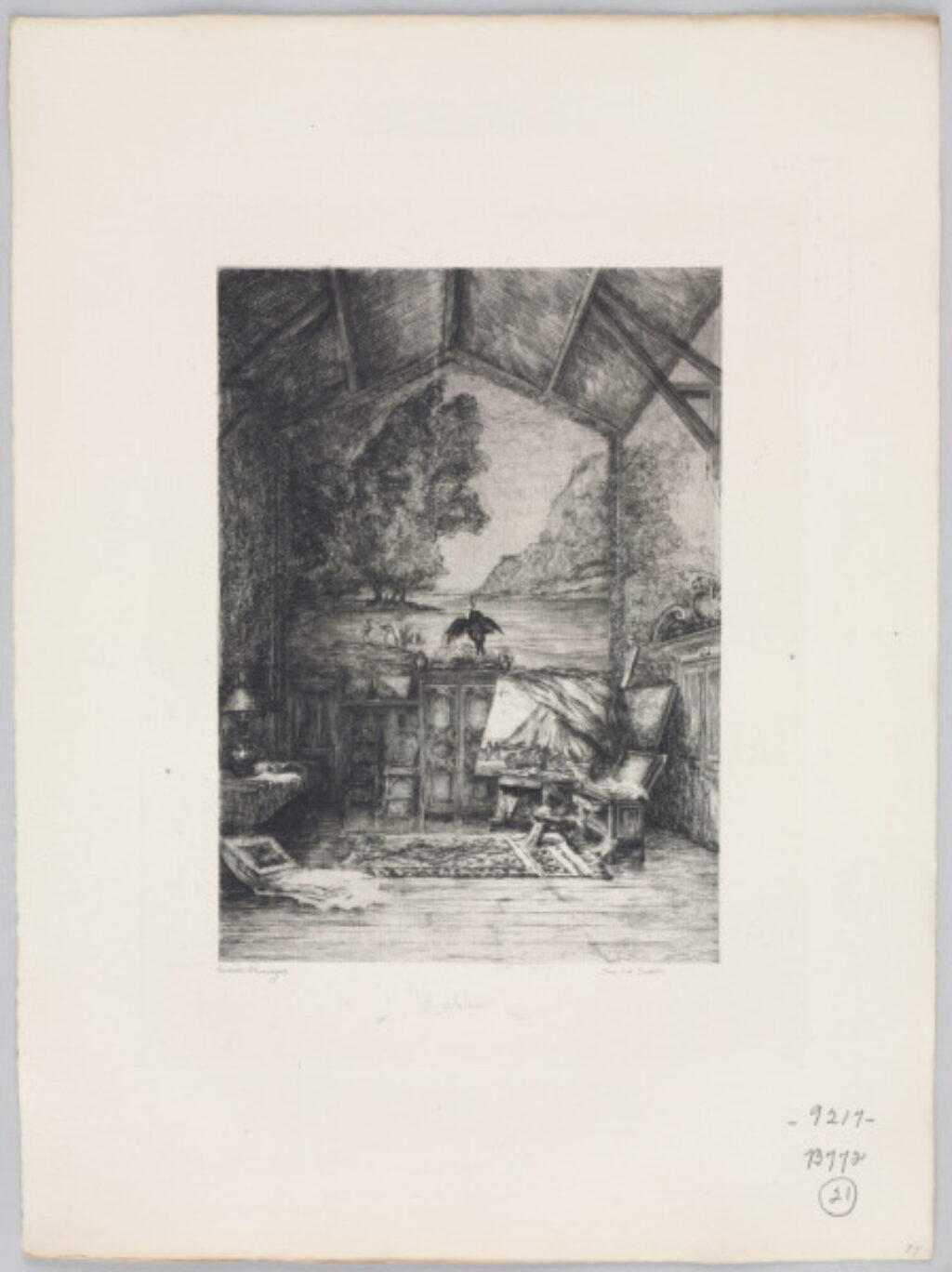 Plate 17 from the series “Daubigny, souvenirs et croquis” - Image 2