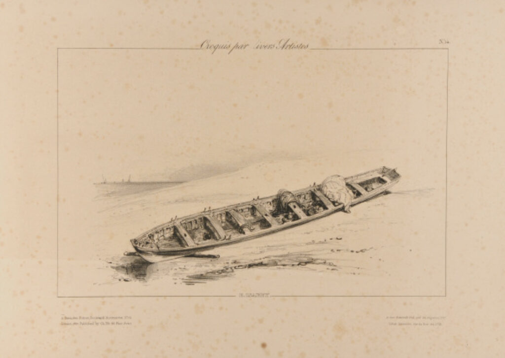 Plate 14 from the series “Croquis par divers artistes”