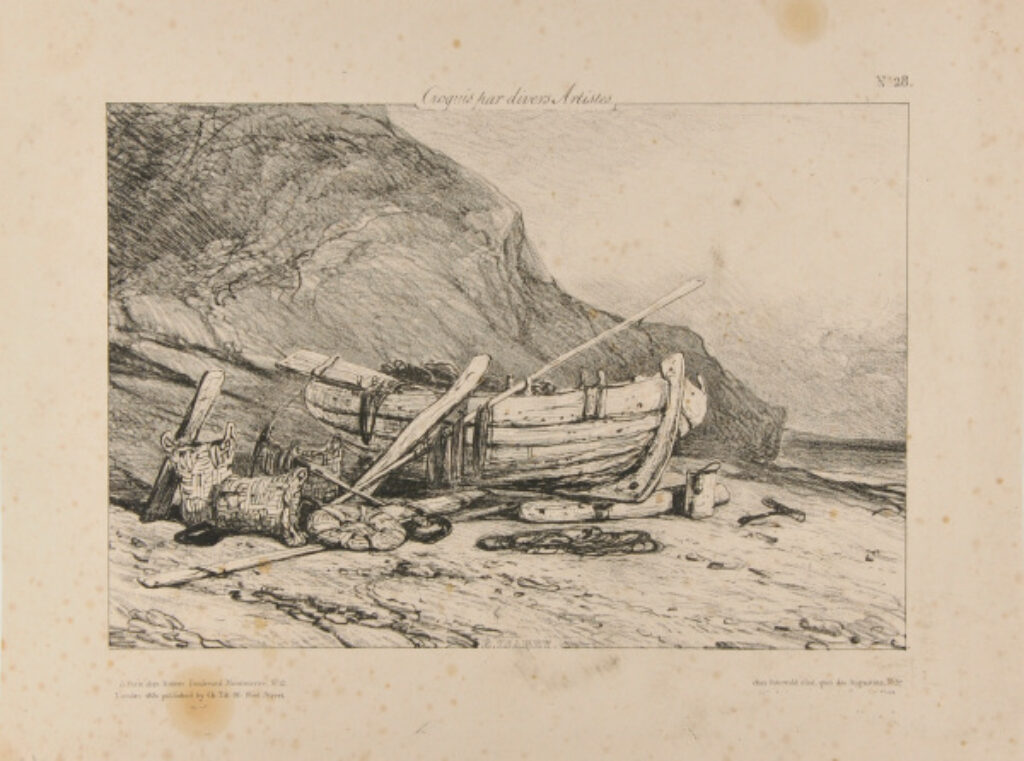 Plate 28 from the series “Croquis par divers artistes”