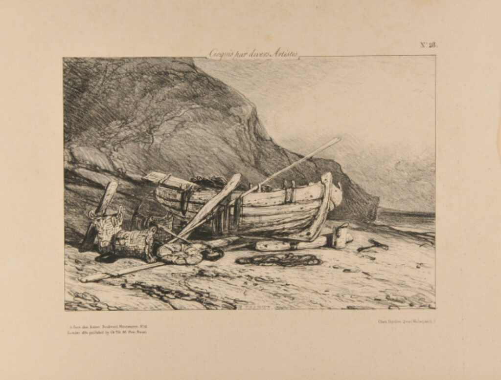 Plate 28 from the series “Croquis par divers artistes”