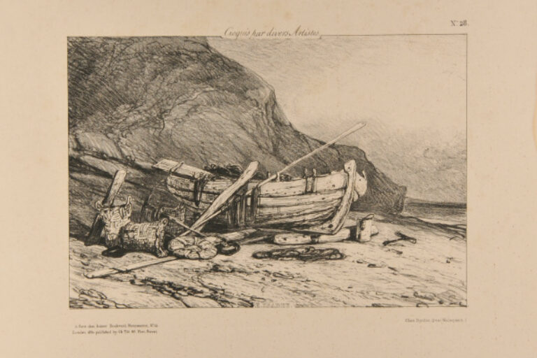 PLATE 28 FROM THE SERIES "CROQUIS PAR DIVERS ARTISTES"