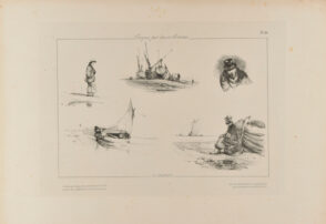 Plate 44 from the series “Croquis par divers artistes”