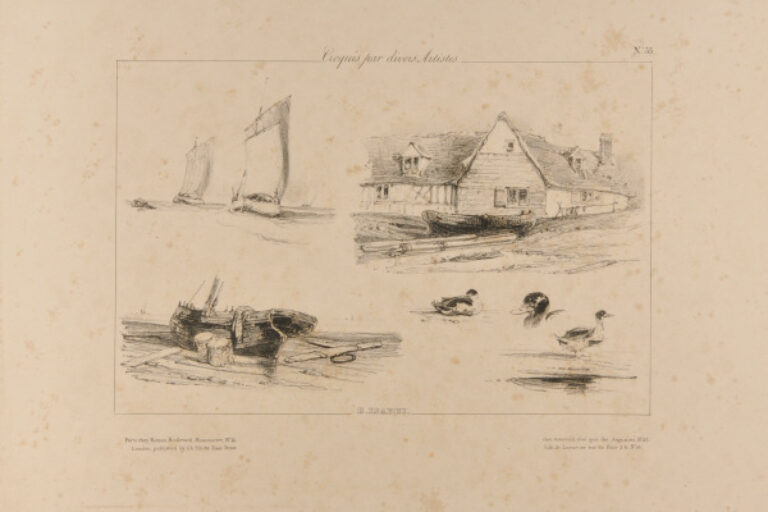 PLATE 53 FROM THE SERIES "CROQUIS PAR DIVERS ARTISTES"