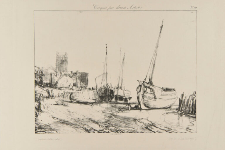 PLATE 70 FROM THE SERIES "CROQUIS PAR DIVERS ARTISTES"