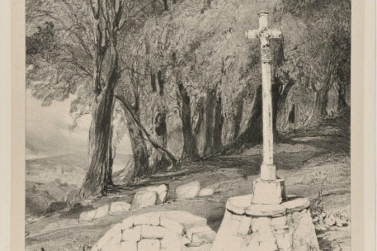 CROSS ON THE ROAD FROM CLERMONT TO ROYAT