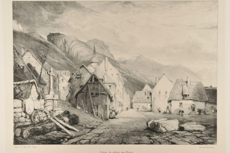ENTRANCE TO THE VILLAGE OF BAINS