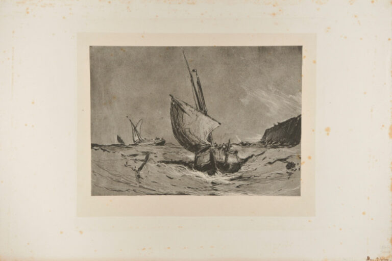 SHIP AMONG PILES
