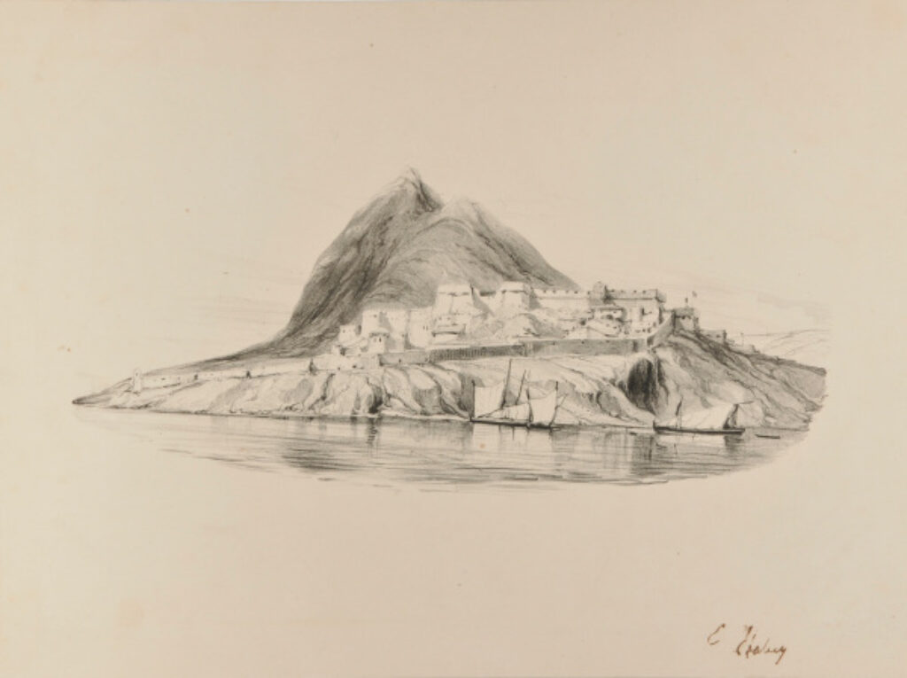 Forteresse au bord de la mer