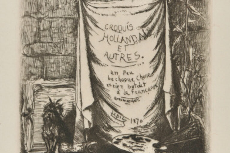FRONTISPIECE FROM THE SERIES "CROQUIS HOLLANDAIS ET AUTRES"