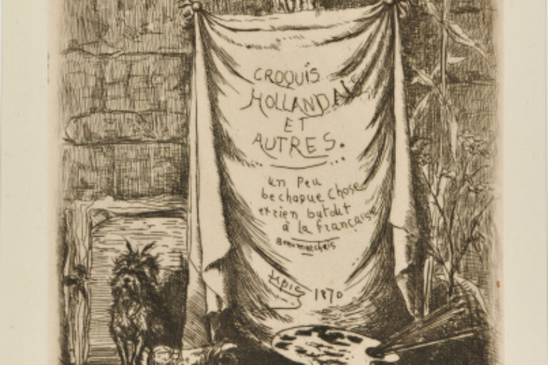 FRONTISPIECE FROM THE SERIES "CROQUIS HOLLANDAIS ET AUTRES"