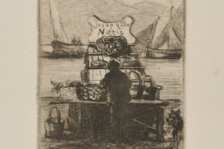 THE FISHMONGER, CALLING CARD FOR JOSEPH DE NITTIS
