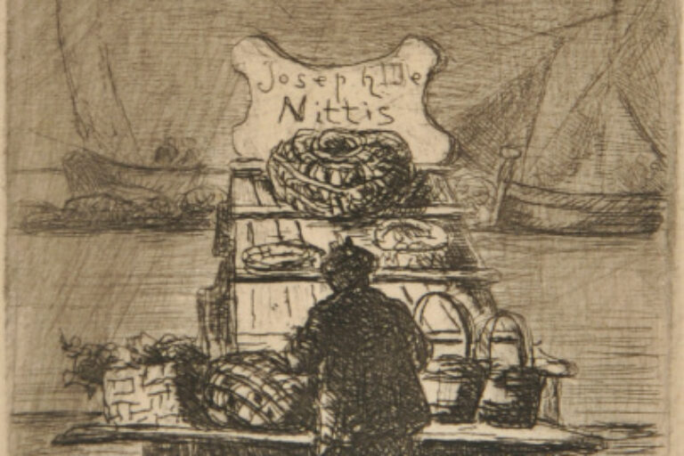 THE FISHMONGER, CALLING CARD FOR JOSEPH DE NITTIS