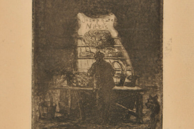 THE FISHMONGER, CALLING CARD FOR JOSEPH DE NITTIS