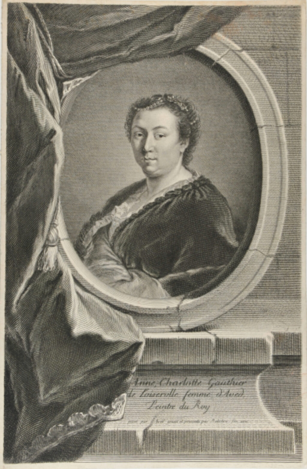 Anne Charlotte Gauthier de Loiserolle, femme d’Aved, Peintre du Roy (Portrait of Madame Aved) - Image 2