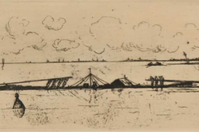 LARGE RAFT BEING ROWED