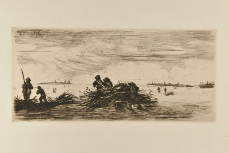 TRANSPORTING WOOD ACROSS THE ICE